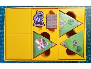 brandon brave game box insert board boardgame boardgames accessories inserts organizer games 3d print model - Mito3D