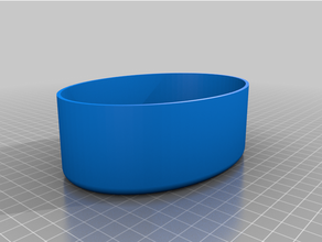anpassbar Tube Deckel Kreis Ellipse angepasst 3d print model - Mito3D