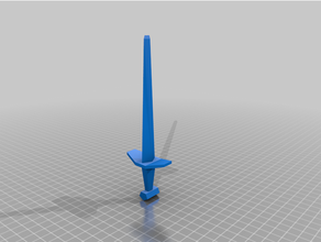 sword bull pen 3d print model - Mito3D