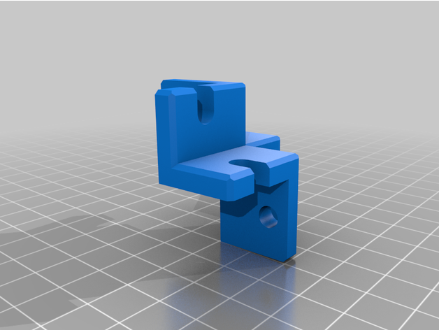 corner 3way 2020 3D print model - Mito3D