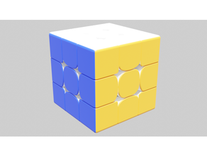 3x3 Rubik's cubo v8 limpar 3d print model - Mito3D