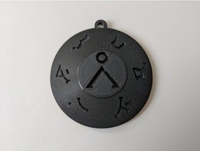 stargate pendente amuleto tauri 3d print model - Mito3D