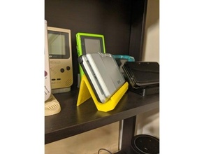 nintendo ds display stand 3d print model - Mito3D