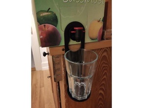 anti drip coaster apple juice wine box 3d print model - Mito3D