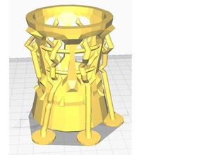 skyrim soul gem holder supports 3d print model - Mito3D