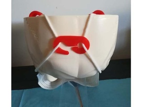 face mask hook covid-19 3d print model - Mito3D