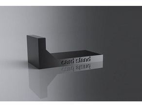 card holder 3d print model - Mito3D