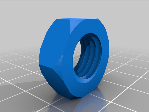 bolt nut m12 3D print model - Mito3D