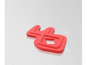 logo ginebra 3d print model - Mito3D