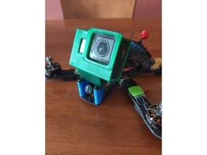 Go Pro héros 6 7 8 30 fpv quad monter drone dronerace droneracing freestyle monture gopro 3d print model - Mito3D