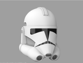 clone guerras Estágio ii capacete 3d print model - Mito3D