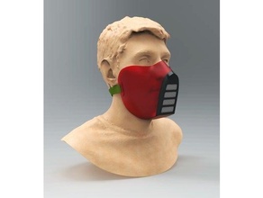 covid 19 máscara 3d print model - Mito3D