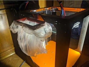 spazzatura sacchetto titolare supporto 3d stampante ulti steel 3d print model - Mito3D