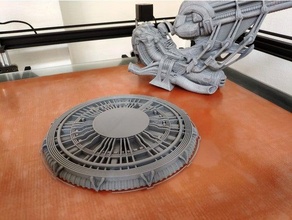 disco seminterrato alieno fantino 3d print model - Mito3D