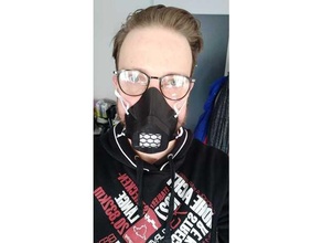 covid-19 mask remixed breathing + head-strap corona mask respirator
