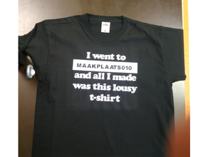 espacio 010 malísimo camisa maakplaats010 Rotterdam Makerpace camiseta 3d print model - Mito3D