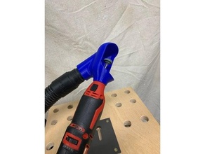 rotary tool 12 position vacuum hood 35mm hose dremel accessories attachment festool milwaukee 3d print model - Mito3D