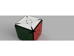 florian modificado rex cubo rubik retorcido rompecabezas 3d print model - Mito3D