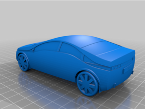sole zrk settore automobilistico design macchina cardesigner modello scala berlina veicolo 3d print model - Mito3D