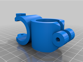 90 degree pipe clamp 3d print model - Mito3D