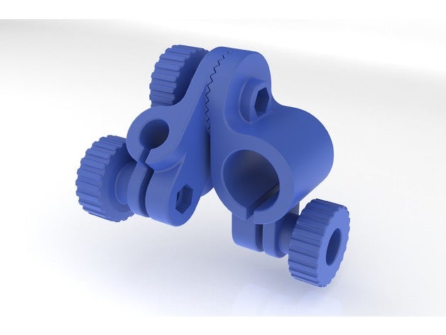 softbox riflettore montare angolo regolazione 16mm + 8mm tubo accoppiatore bar morsetto type staffa luce In piedi apparecchio raccordi asta 3D print model - Mito3D