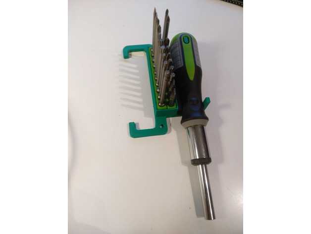 mount holder screwdriver 3D print model - Mito3D