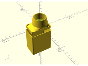 configurable inline filter ventilator 3d print model - Mito3D