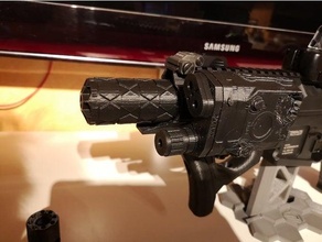 silencer tracer mod airsoft accesories m4 3d print model - Mito3D