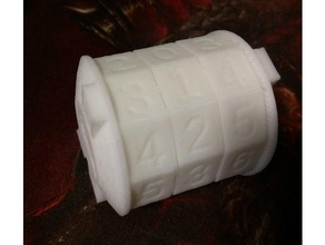 3 digit rotary counter life 3d print model - Mito3D