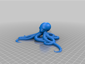 customized plastic reef 2 random octopus generapotor 3d print model - Mito3D