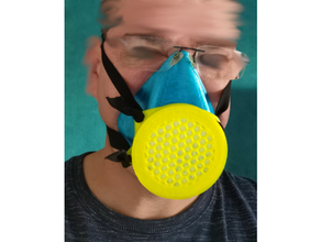 dust - filter mask corona coronavirus health particle safe safety 3d print model - Mito3D