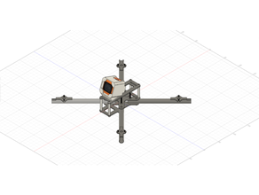 runcam orange 5 mount drone tubular 3d print model - Mito3D
