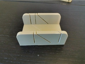 kind tight-fit guide miterbox miter box 3d print model - Mito3D