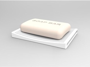 semplice sapone titolare supporto 3d print model - Mito3D