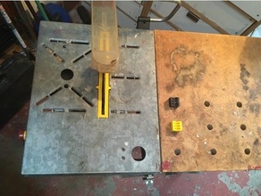 leiten scie kreisförmig gießen Tabelle Kopf DIY Werkzeug Wolfskunst Holz Holzbearbeitung 3d print model - Mito3D