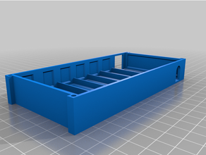 banco cuerpo 18650 batería caso funda recinto suministro 3d print model - Mito3D