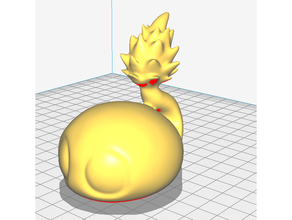 mochi saudações che charmander Pokémon Salameche 3d print model - Mito3D