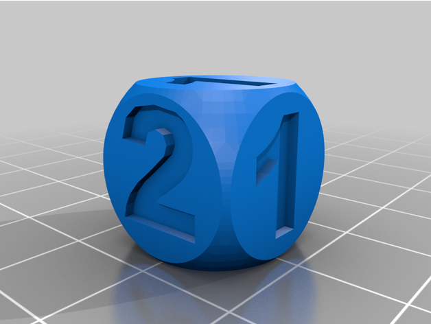 d3 16mm jeu mourir 3D print model - Mito3D