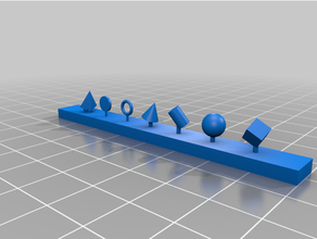 Geometrie Lernen Platten Ausführung Schule 3d print model - Mito3D