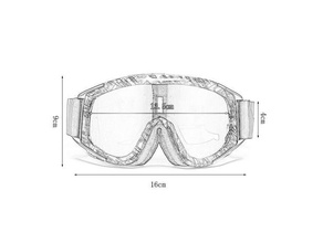 gafas sanitaire tama ski covid 19 coronavirus lunettes protection hôpital 3d print model - Mito3D