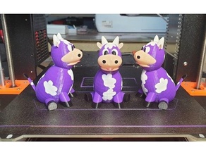mucca agricoltura animale cioccolato prateria 3d print model - Mito3D