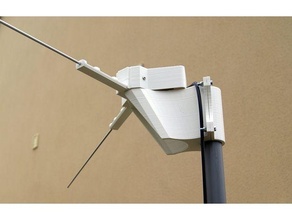v-dipole antenna construction set 3d print model - Mito3D