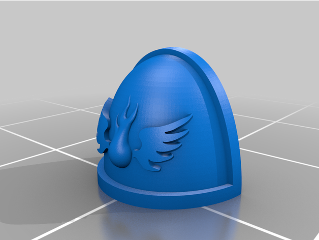 angeli spalla pad 3D print model - Mito3D