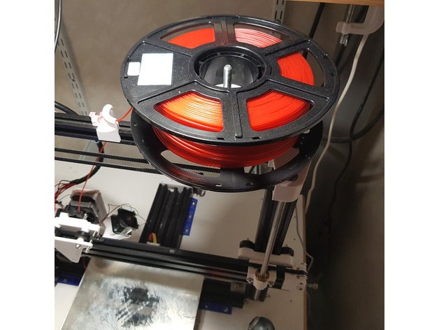 orizzontale bobina titolare supporto 3D print model - Mito3D