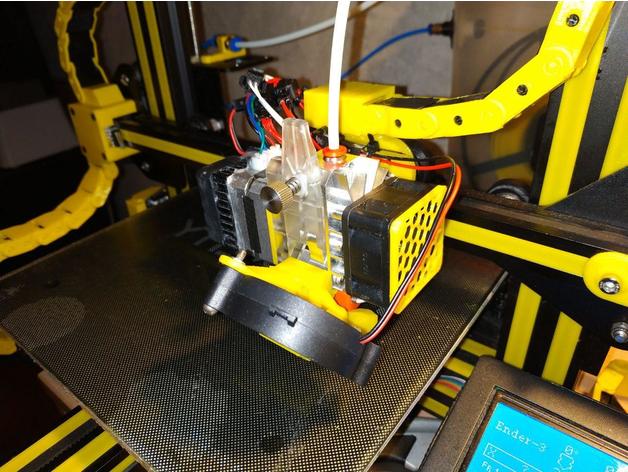 bmg aero ender 3 montare 5015 fan condotto bondtech creality 3D print model - Mito3D