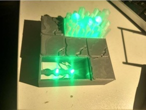 whq cristallino grotta rpg piastrelle warhammer ricerca 3d print model - Mito3D