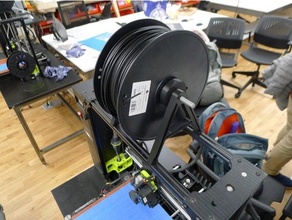 large filament spool coupler 3d print model - Mito3D