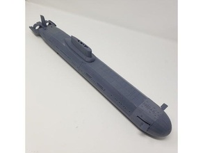 typhoon class russian submarine 1 350 scale 1350 akula nuclear 3d print model - Mito3D