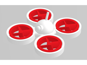 drone portachiavi 3d Portachiavi catena fpv chiave micro quadricottero porte 3d print model - Mito3D