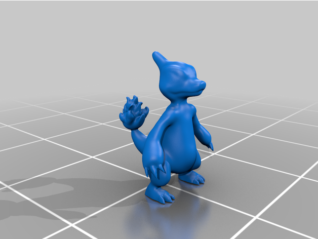 charmeleon v3 charmander pokemon figures 3D print model - Mito3D